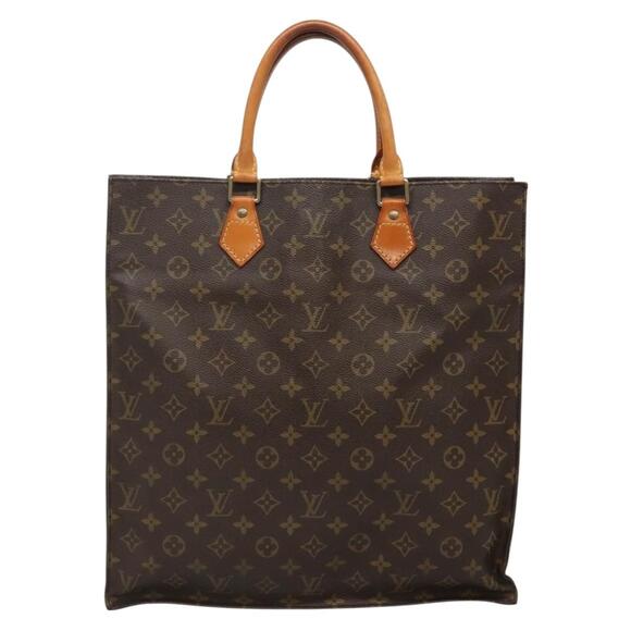 LOUIS VUITTON Monogram Sac Plat Hand Bag M51140 - Picture 2 of 16